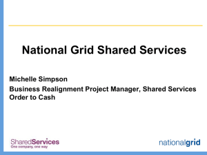 Shared Services - Joint Office of Gas Transporters