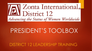 PowerPoint - Zonta District 12