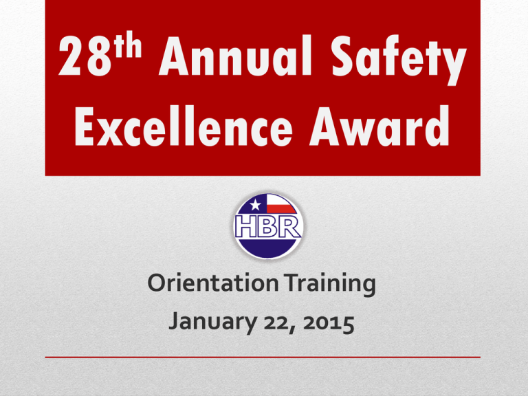 28th Annual Safety Excellence Award
