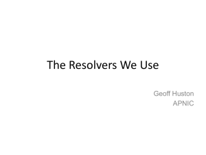 The Resolvers We Use - Labs