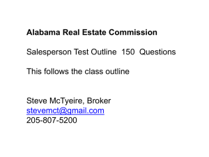 Alabama Real Estate Commission