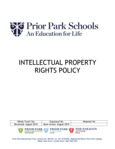 Intellectual Property Rights Policy