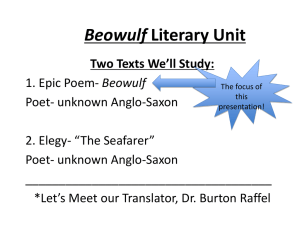 Beowulf Notes Presentation