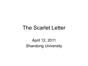 The Scarlet Letter