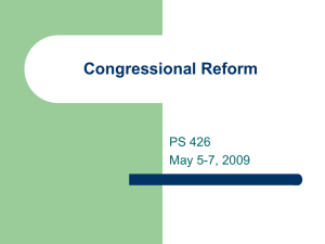 The Future and Reform, powerpoint (April 30