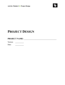 Project Management Plan Template