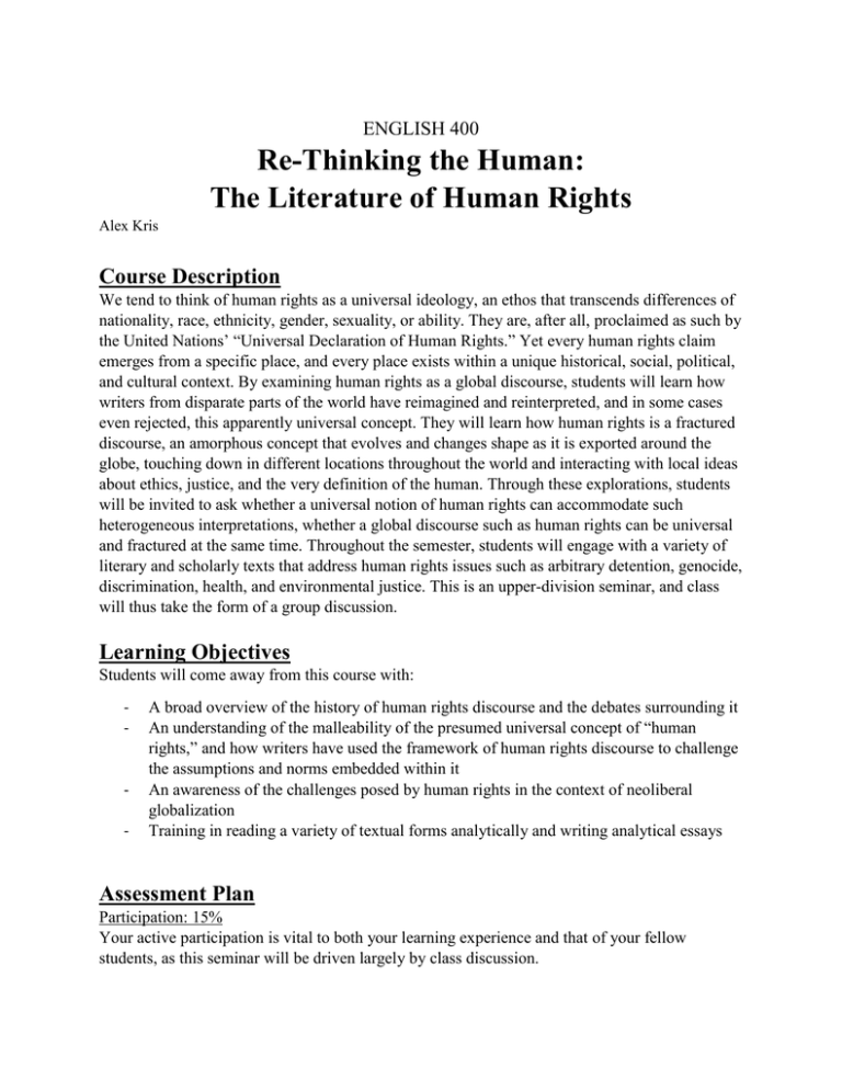 literature review on human rights