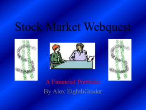 Stock Market Webquest