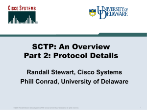SCTP - University of Delaware