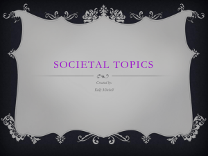 Week 1 * Societal Topic of the Week: Showrooming & How I Learn