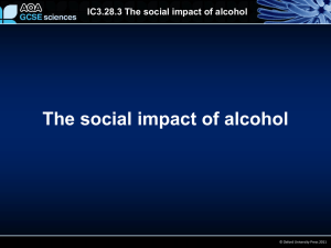 IC3.28.3 The social impact of alcohol