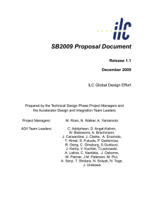 SB2009 Proposal Document - ILC-Asia