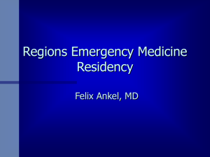 2010 Residency Retreat Slides - the Regions Hospital Emergency