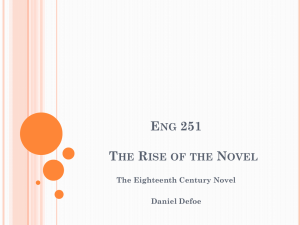 Eng 251 The Rise of the Novel - Home