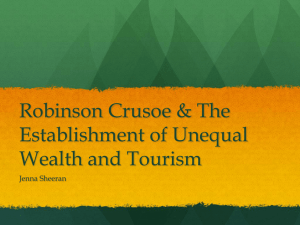 Robinson Crusoe & The Establishment of Unequal Wealth and