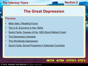 27.2 The Great Depression