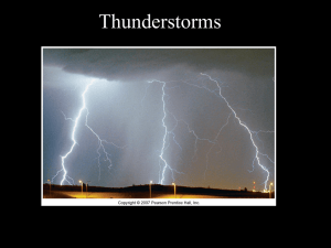 Thunderstorms - KBCC Meteorology