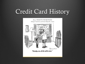 Credit Card History