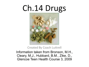 Ch.14 Drugs - Ozark R