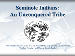 Seminole Indian Example