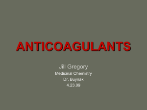 Anticoagulants