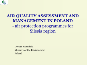 AIR QUALITY ASSESSMENT AND MANAGEMENT IN POLAND