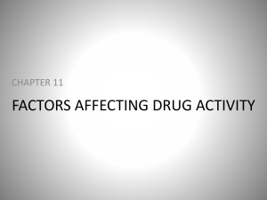 FACTORS AFFECTING DRUG ACTIVITY - pc|mac