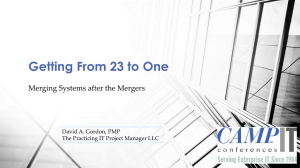 Getting From 23 to One - The Practicing IT Project Manager