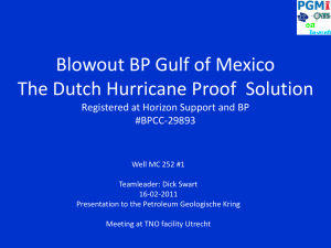 Blowout BP Gulf of Mexico