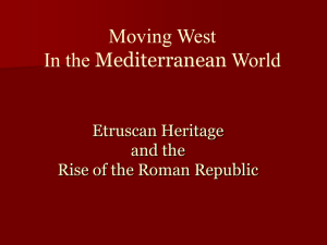 Etruscans & Early Rome