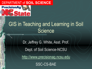 GIS in Teaching and Graduate Learning in Soil Science