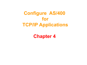 Configure AS/400 TCP/IP Applications - Seneca