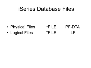 Handling Spooled Files & Describing Database Files