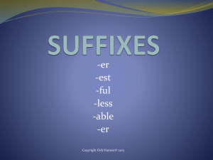 suffix - Cobb Learning