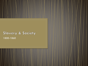 Slavery & Society