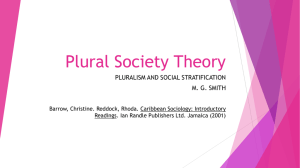 Plural Society Theory - SSRW (Social Studies Resource Website)