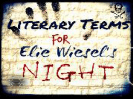 Sample Dialectical Journal: Night