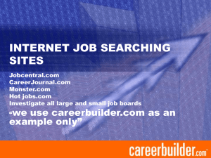 Internet Job Searching-CB
