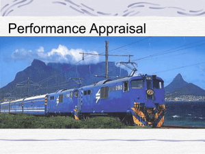 Performance appraisal - peer