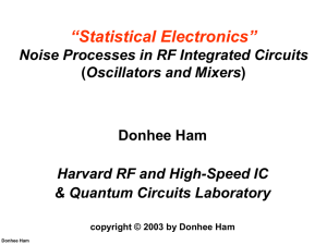 Noise in High Speed Integrated Circuits - Theory and Design -