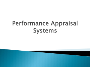 the performance appraisal interview
