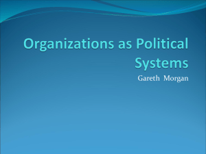 Organizations as Political Systems