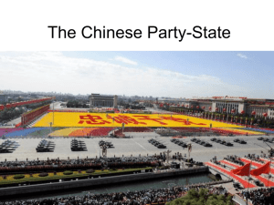 China: politics