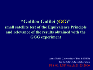 GGG prototype experiment on the Equivalence Principle. Results