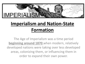 Imperialism and Nation-State Formation