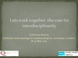 Working interdisciplinarily_C.Kearns