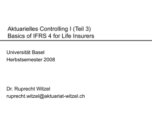 IFRS 4 - aktuariat