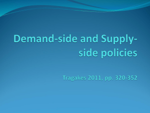 D and S side policies - uwcmaastricht-econ