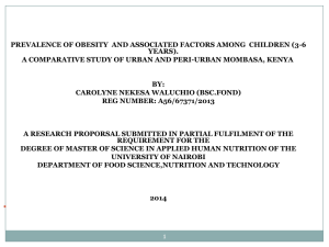 overweight-obesity prevalence among preschoolers