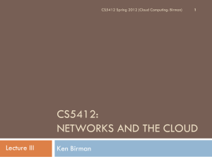 CS5412: Lecture II How It Works